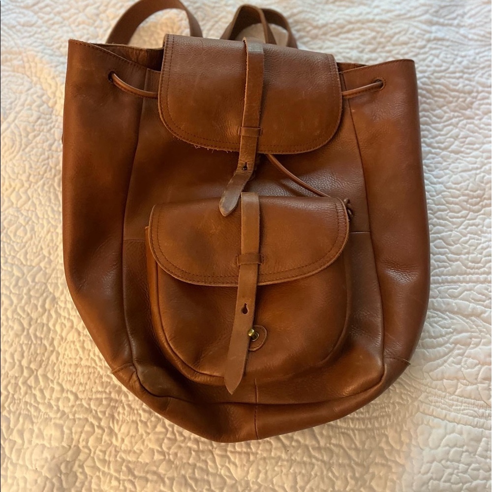 Madewell Leather Transport Rucksack